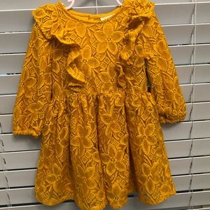 Mustard color dress
